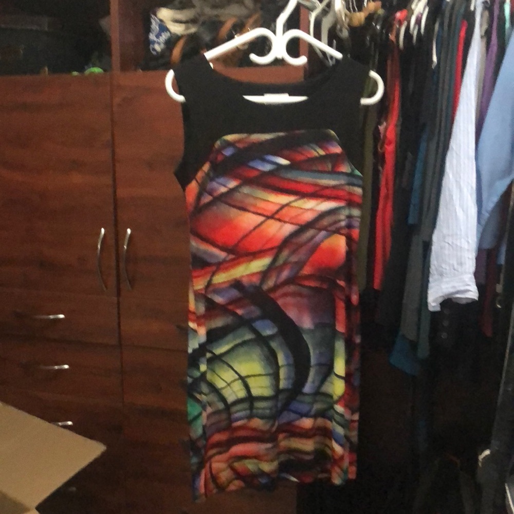 Colourful party dress from Quebec City